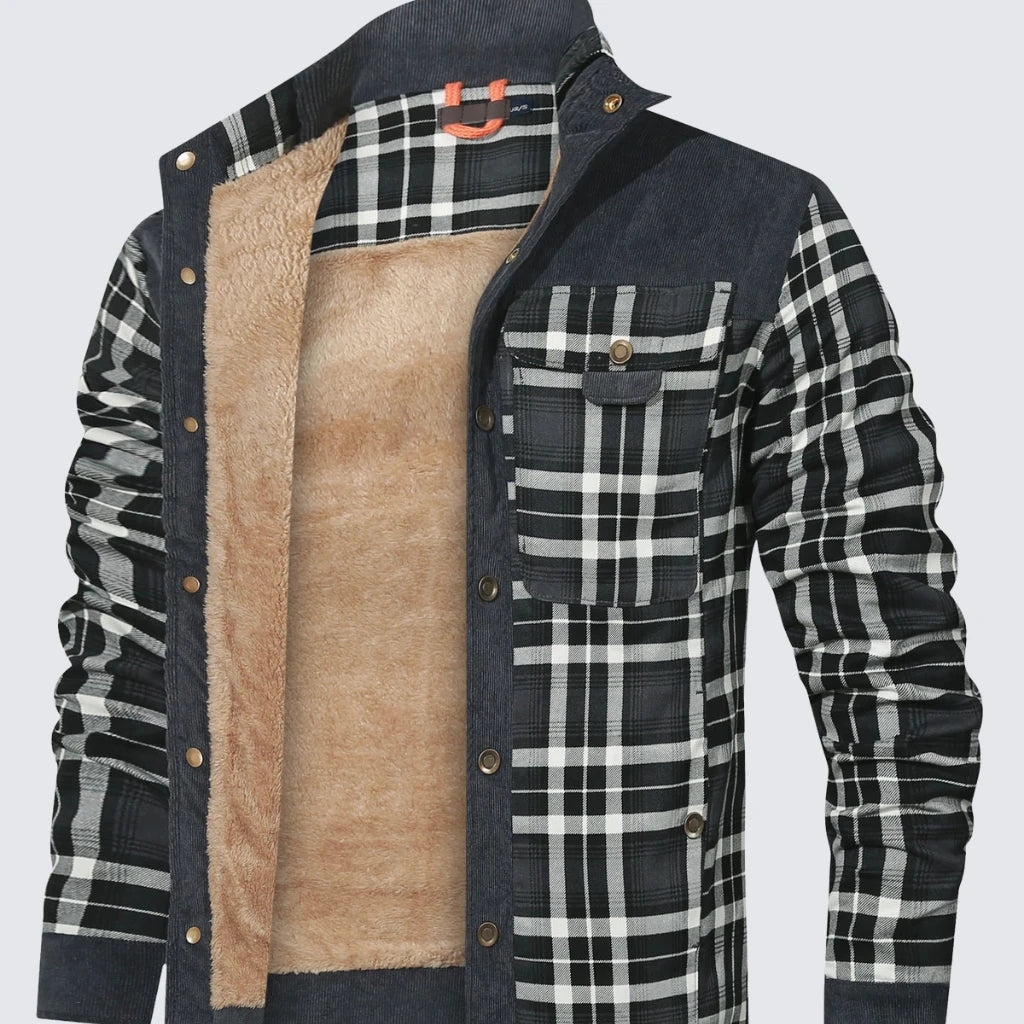 Mateusz – Miękka kurtka męska, zimowa i wiatroszczelna