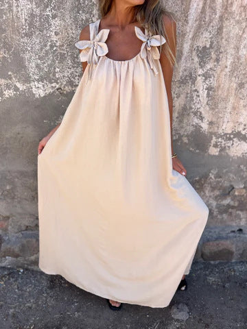 Emilia – Sukienka w kwiatowe paski