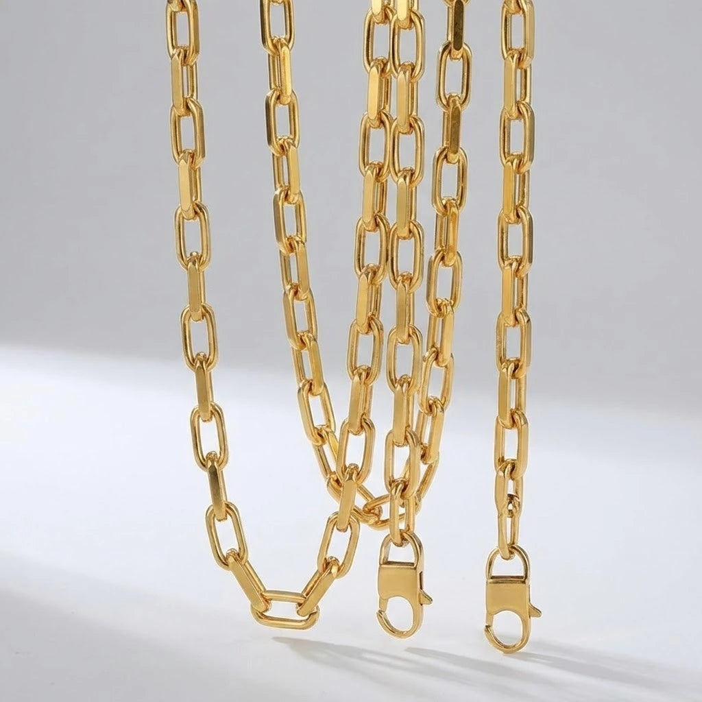 Natalia – Gruby łańcuch hip-hopowy z stali nierdzewnej