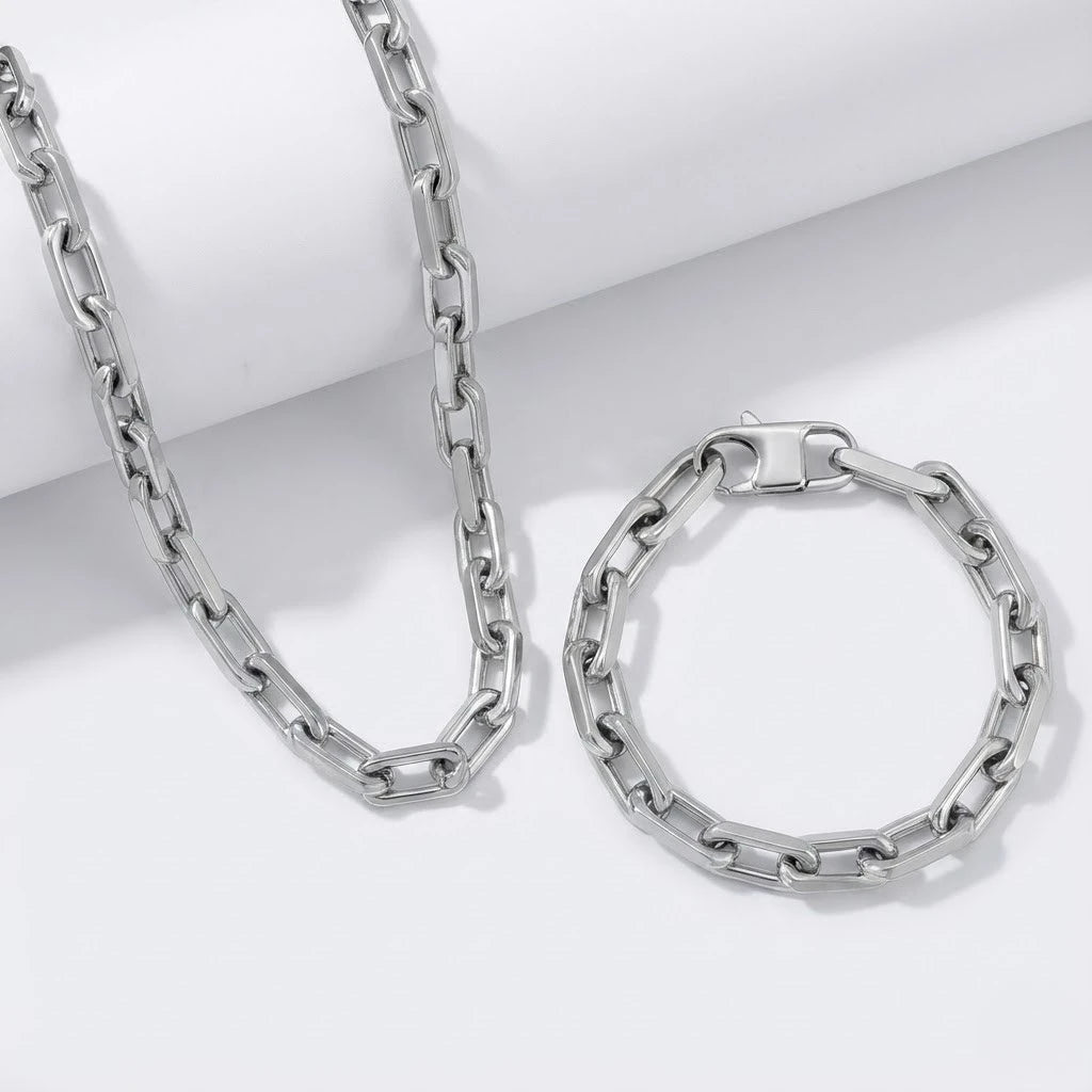 Natalia – Gruby łańcuch hip-hopowy z stali nierdzewnej