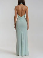 Zuzia | Sukienka Maxi Halter