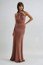 Zuzia | Sukienka Maxi Halter