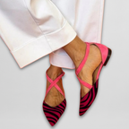 Julia – Eleganckie baleriny z paskami
