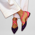 Julia – Eleganckie baleriny z paskami