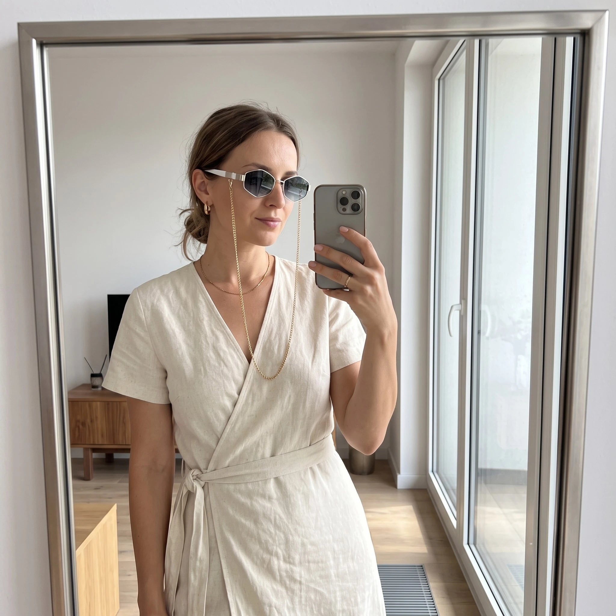 Kasia – Okulary z łańcuszkiem na co dzień