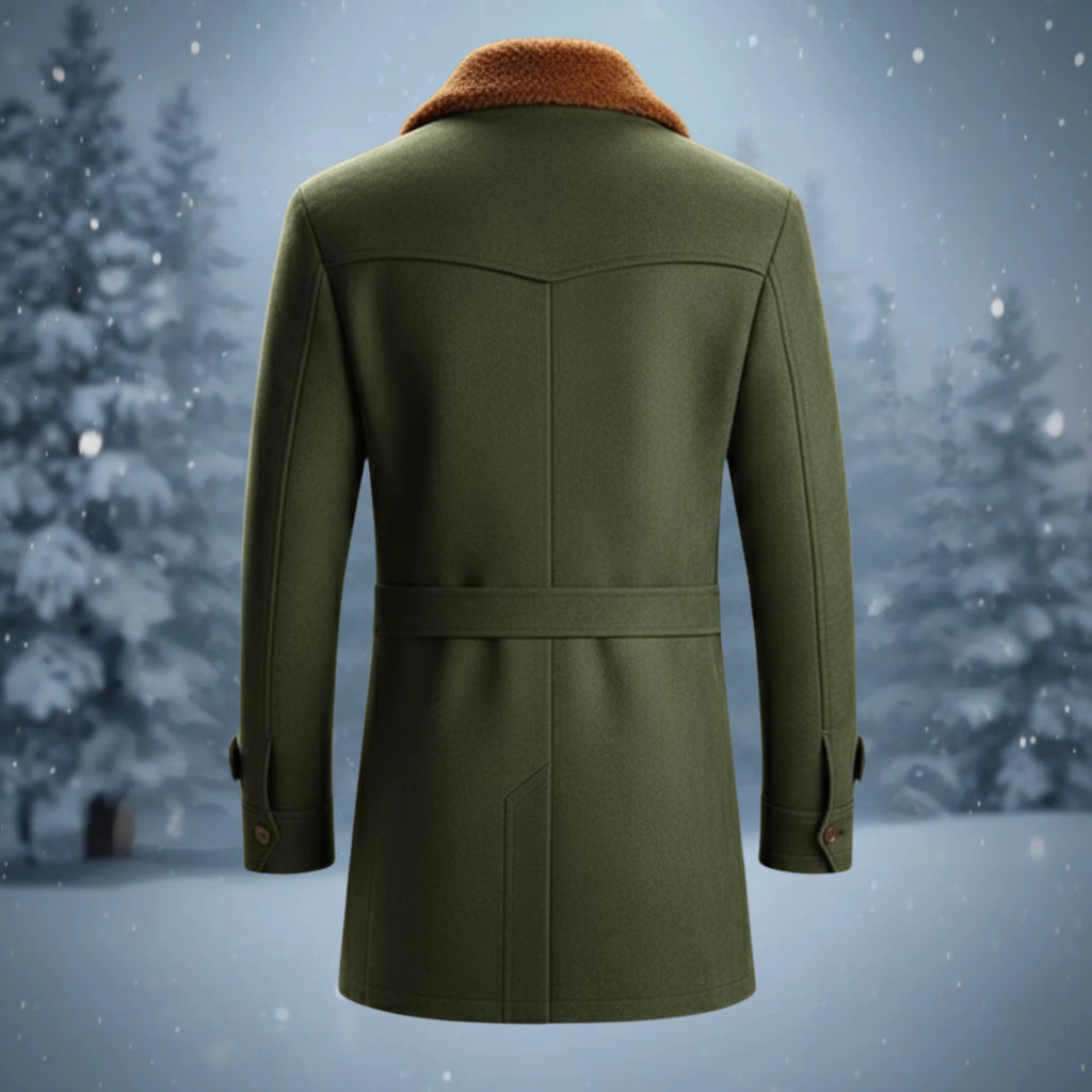 Konrad – Męska kurtka vintage w zieleni