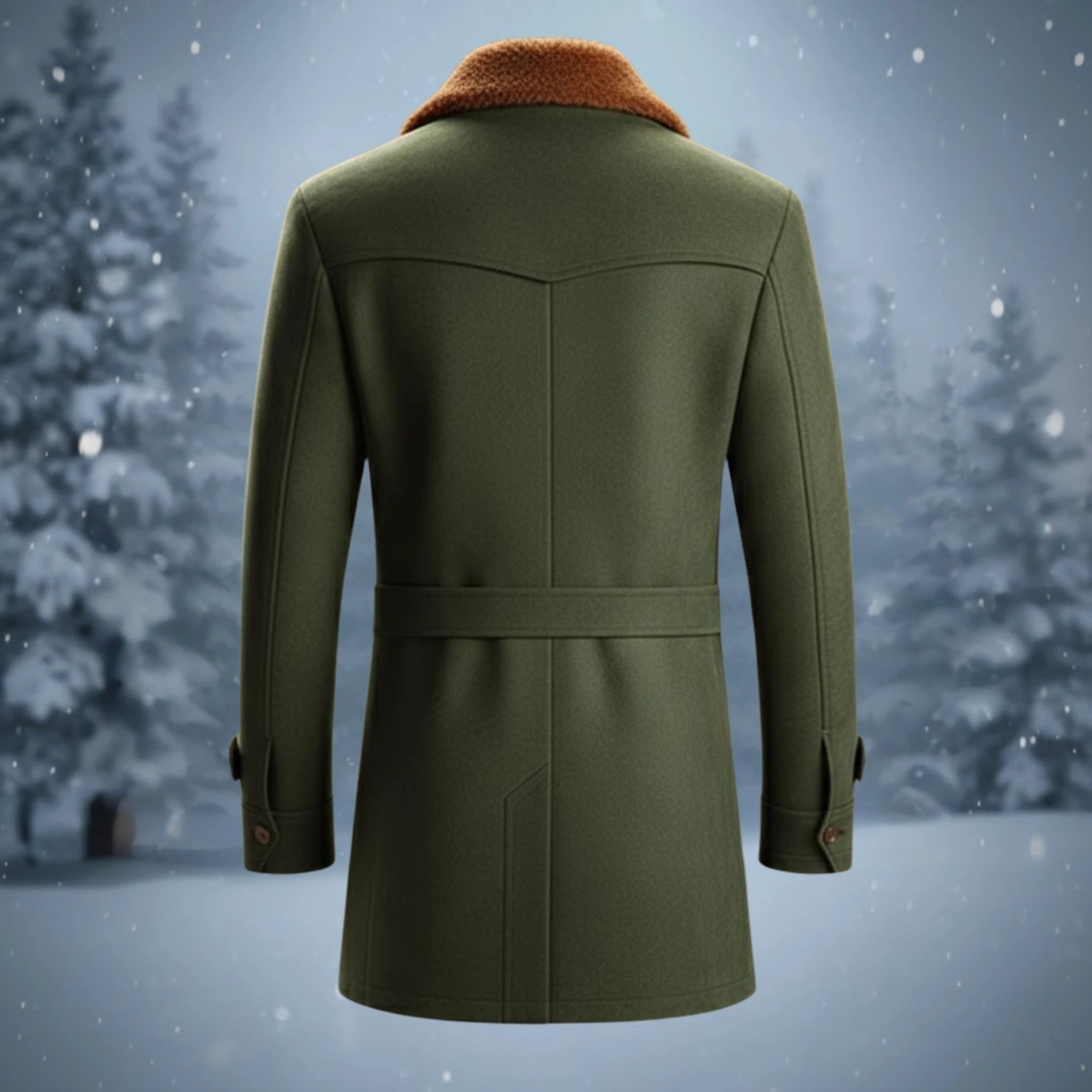 Konrad – Męska kurtka vintage w zieleni