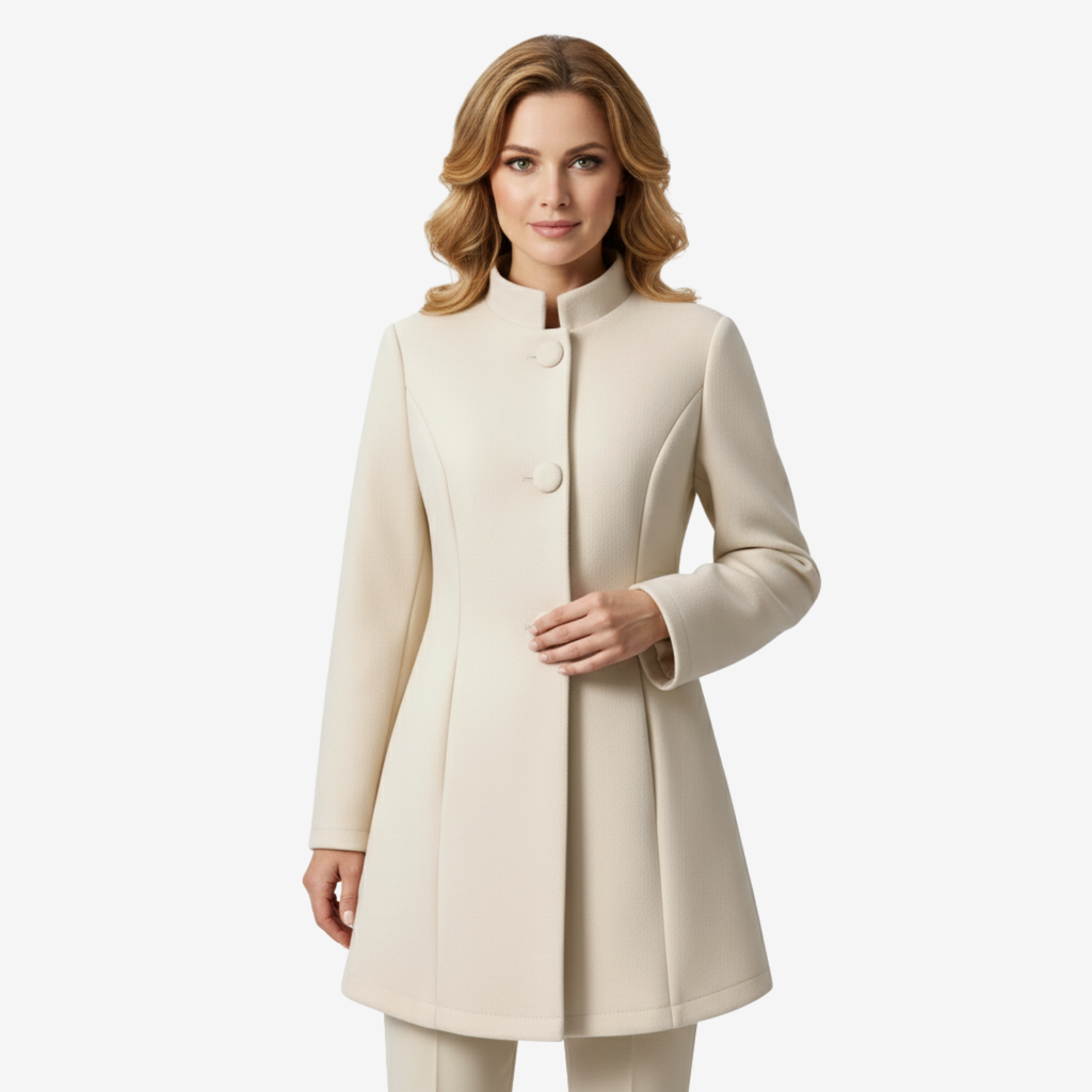 Zosia – Elegancki płaszcz z taliowaniem