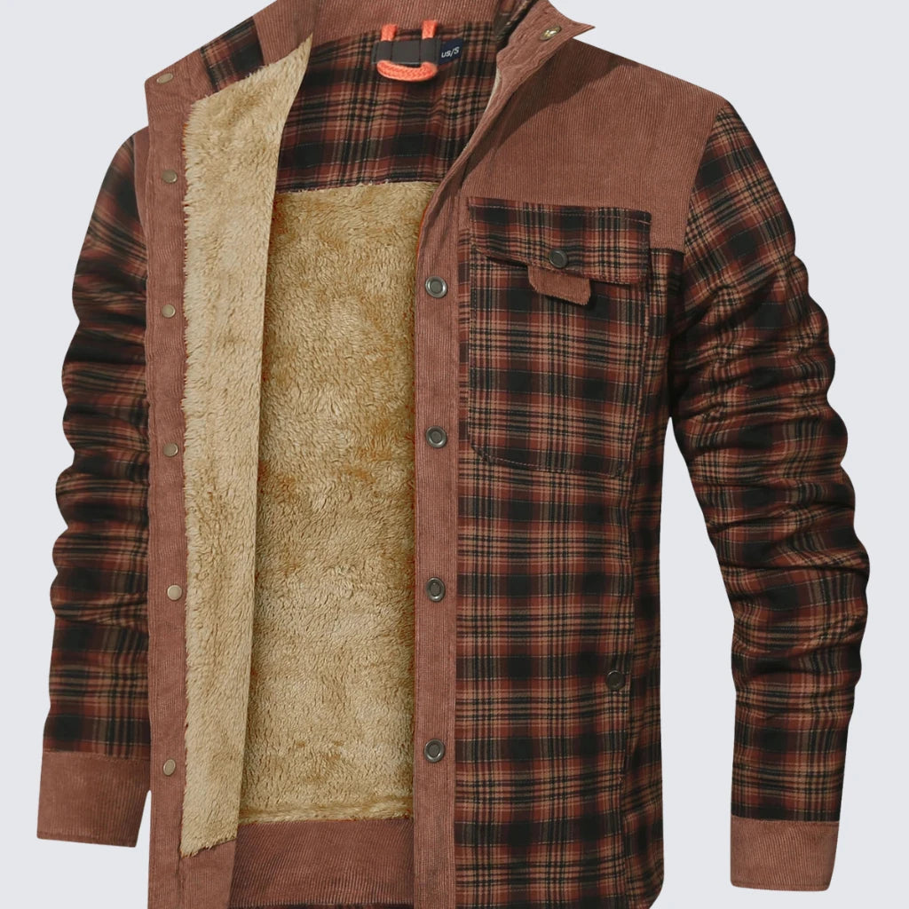 Mateusz – Miękka kurtka męska, zimowa i wiatroszczelna