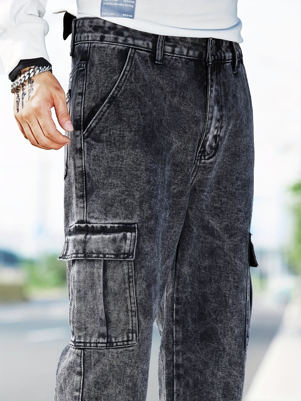 Jan – Casualowe cargo z kieszeniami