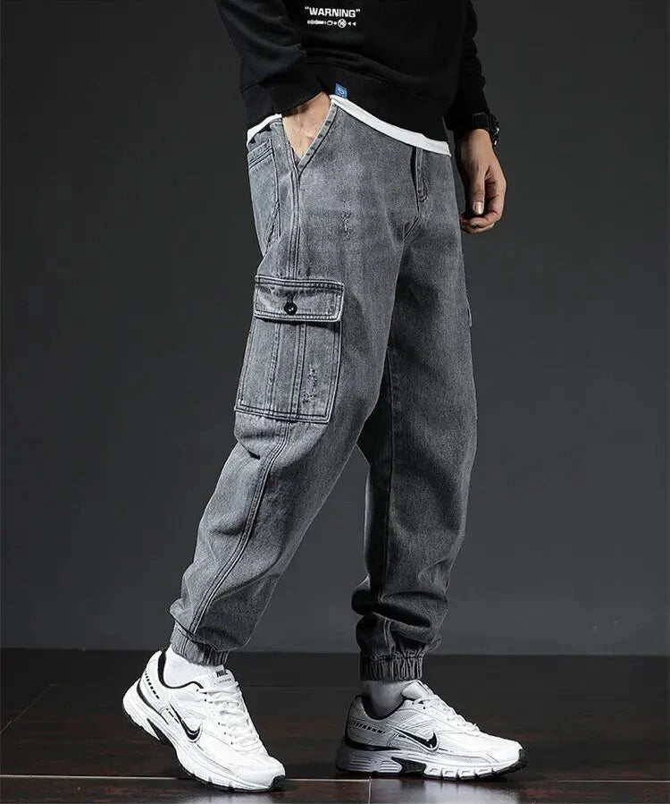 Męskie jeansy cargo