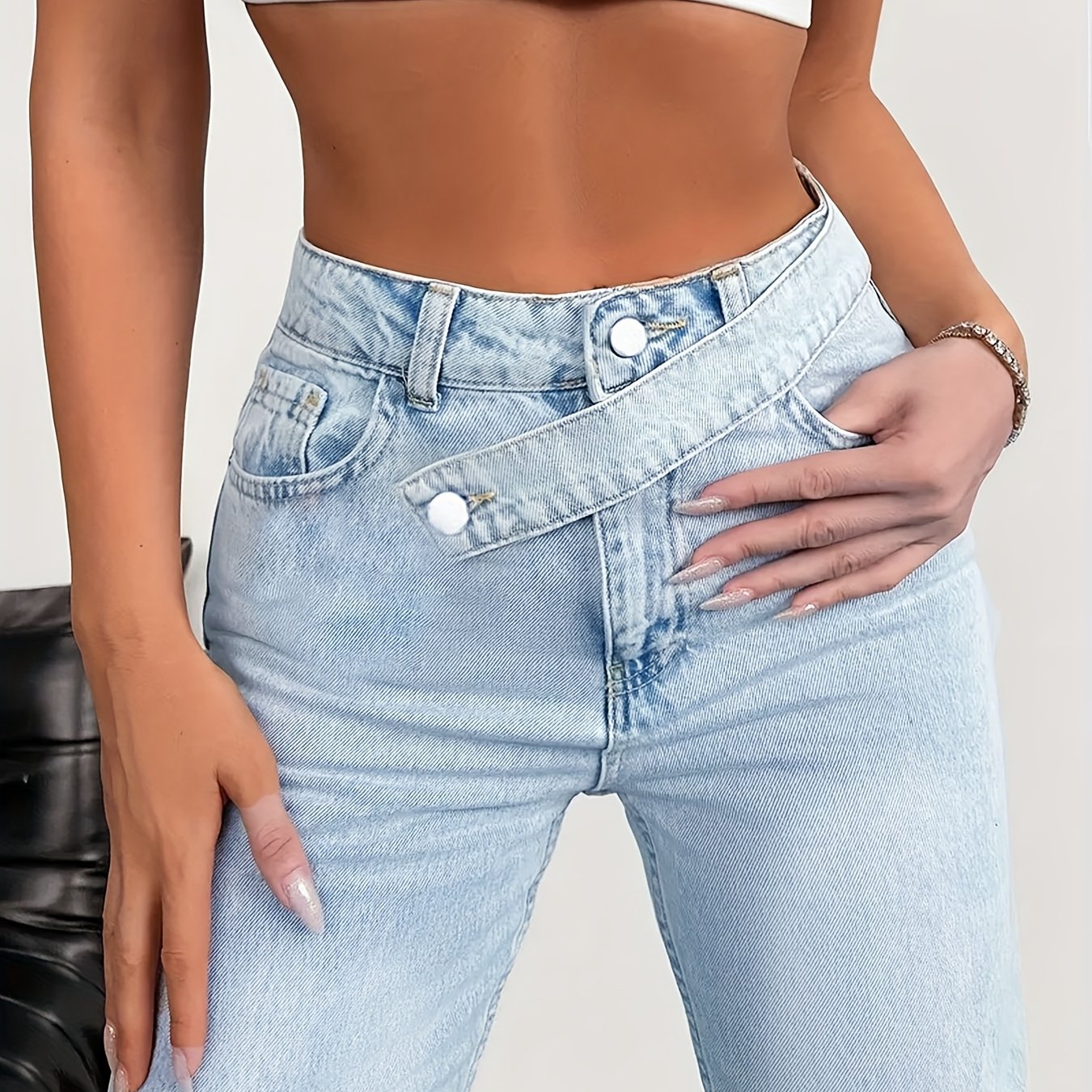 Kasia – Niebieskie jeansy na lato