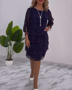 Zuzanna – Elegancka sukienka w kropki