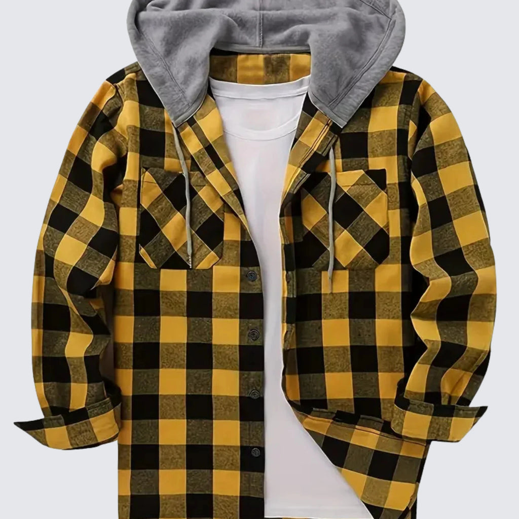 Krzysztof – Ciepła koszula z kapturem