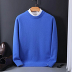 Kasia – Kaszmirowy sweter z okrągłym dekoltem