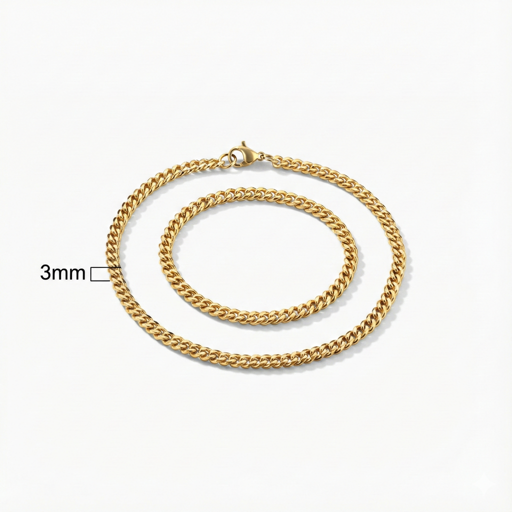 Izabela – Złota bransoletka kubańska