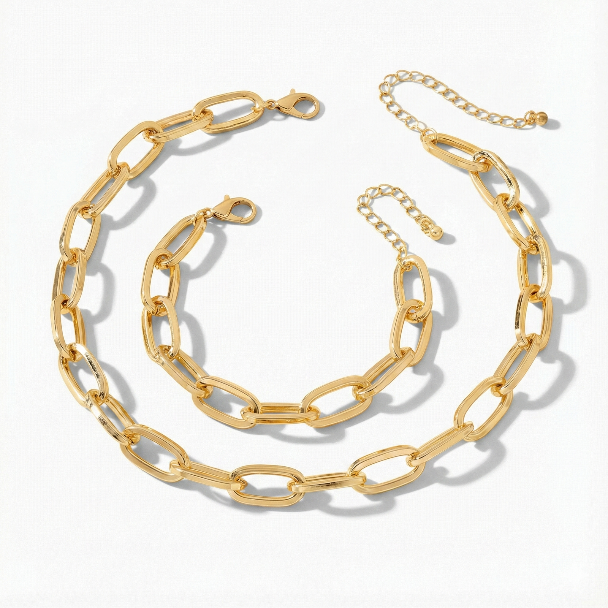 Zosia – Złoty zestaw biżuterii na wyjście