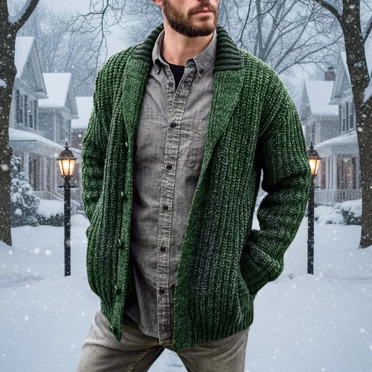 Marek – Elegancki kardigan na chłodne dni