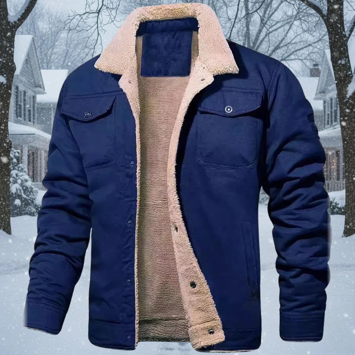 Kacper – Welurowa kurtka na chłodne dni