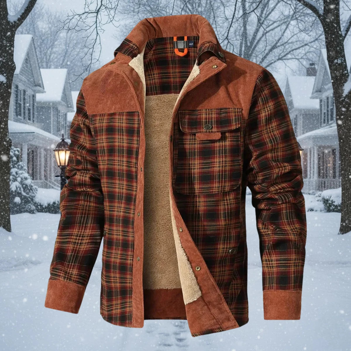 Mateusz – Miękka kurtka męska, zimowa i wiatroszczelna