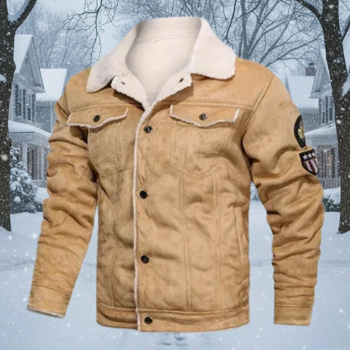 Kurtka – Męska skórzana bomberka na jesień