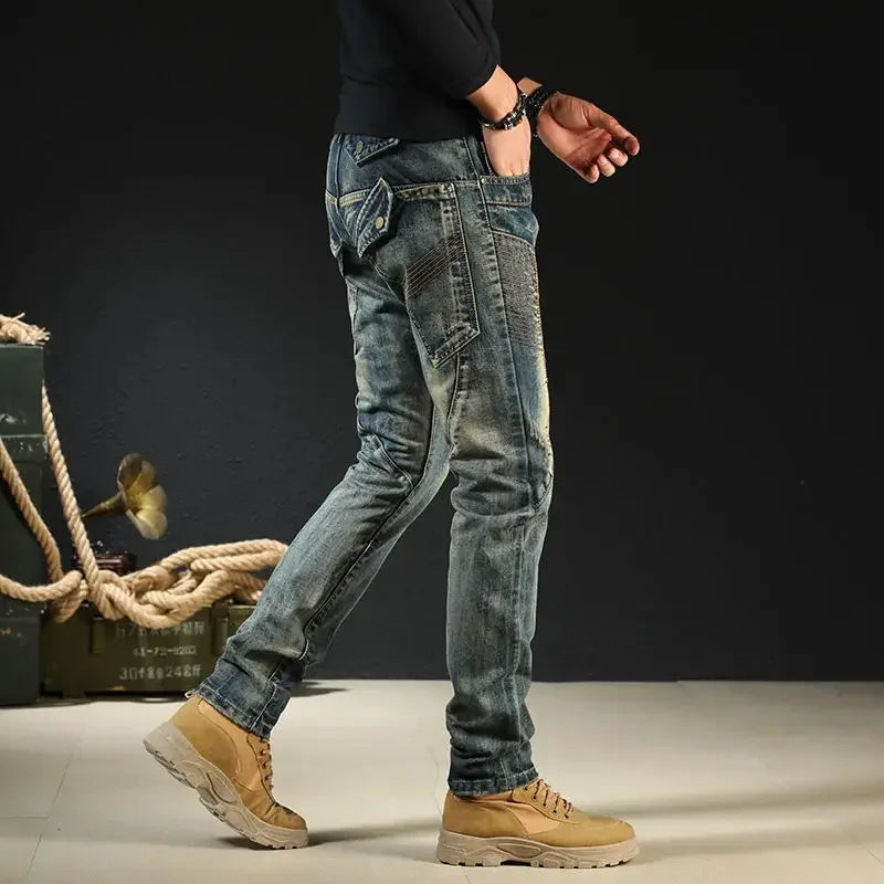 Tomasz – Wygodne jeansy cowboy z denimu
