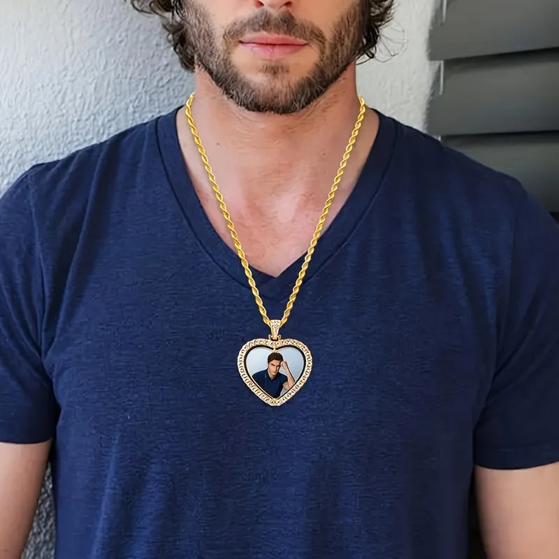 Kasia – Luksusowa naszyjnik z dwoma zdjęciami