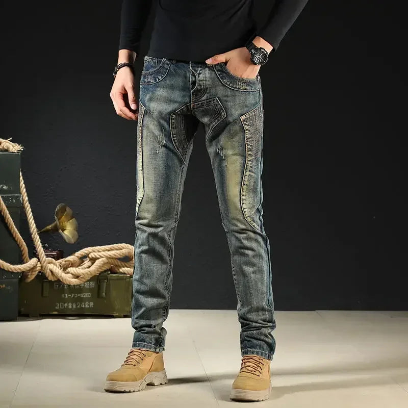 Tomasz – Wygodne jeansy cowboy z denimu