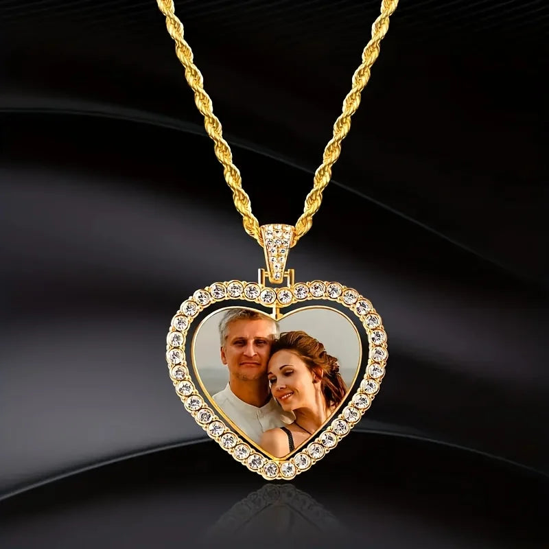 Kasia – Luksusowa naszyjnik z dwoma zdjęciami