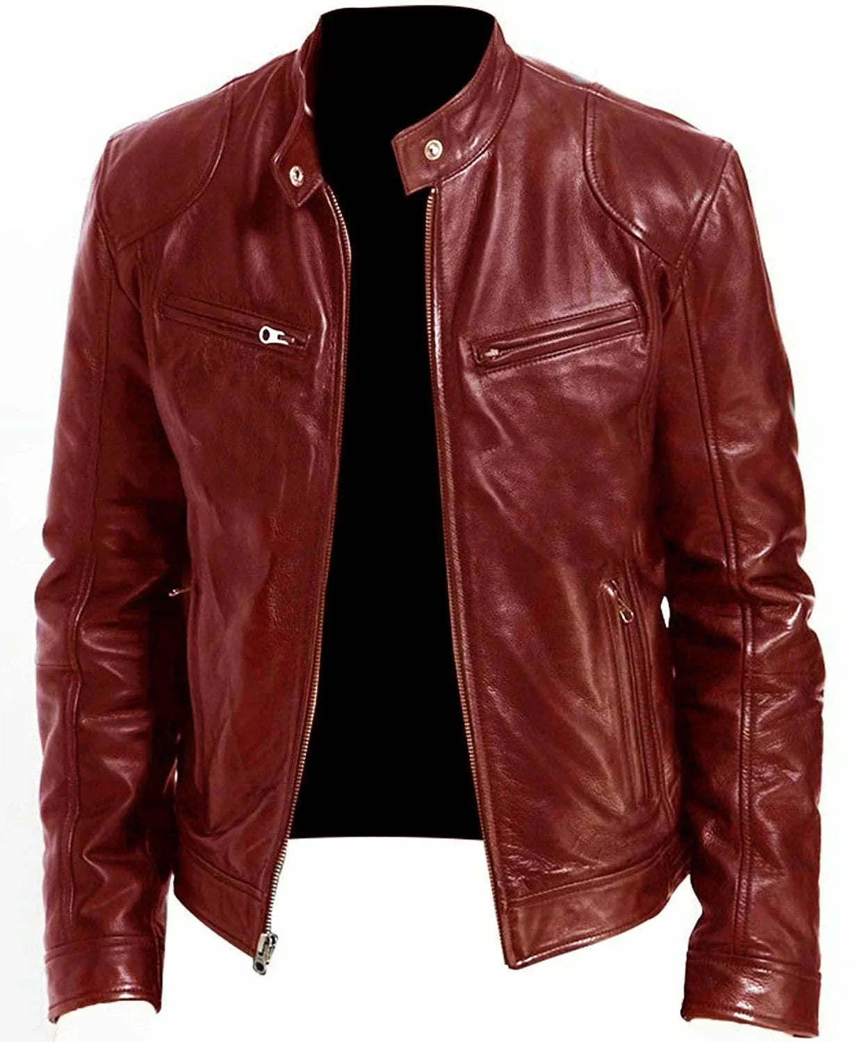 Marcin – Kurtka skórzana PU, styl i komfort w jednym