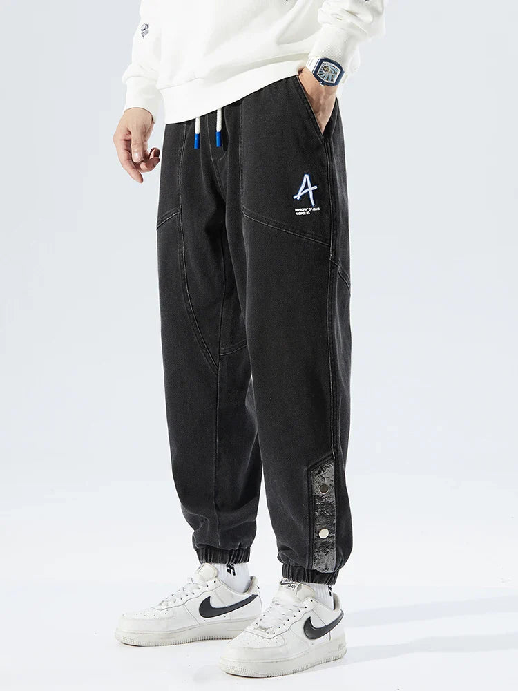 Rafał – Jogger z denimu, stylowy i wygodny