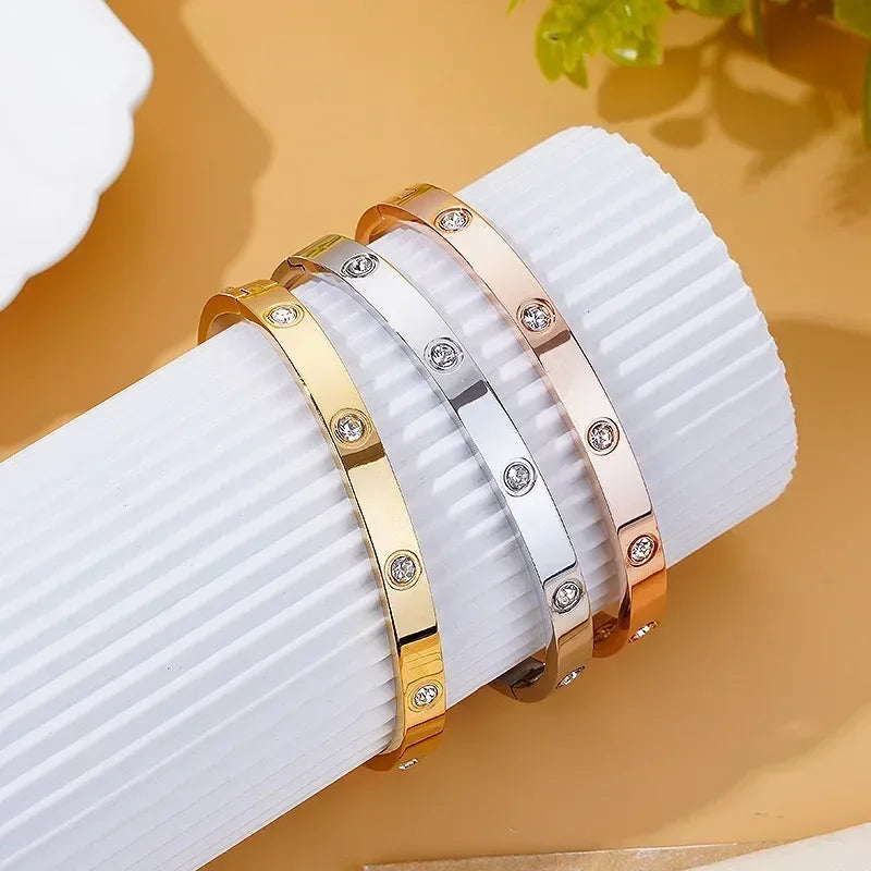 Zofia – Elegancka bransoletka z kryształami