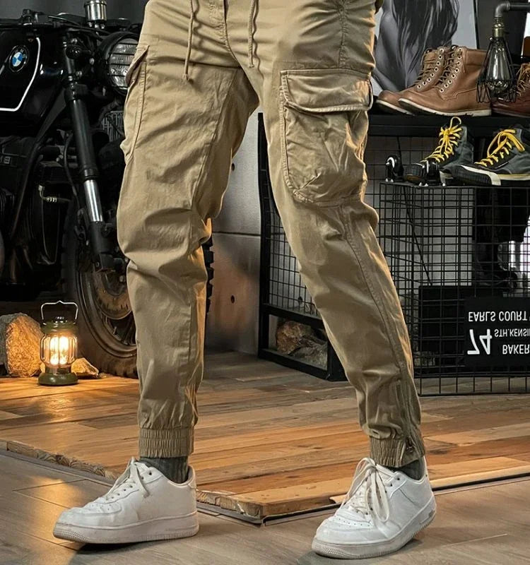 Marek – Męskie spodnie cargo z nylonu i bawełny