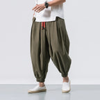 ZenWear Męskie Spodnie Harem