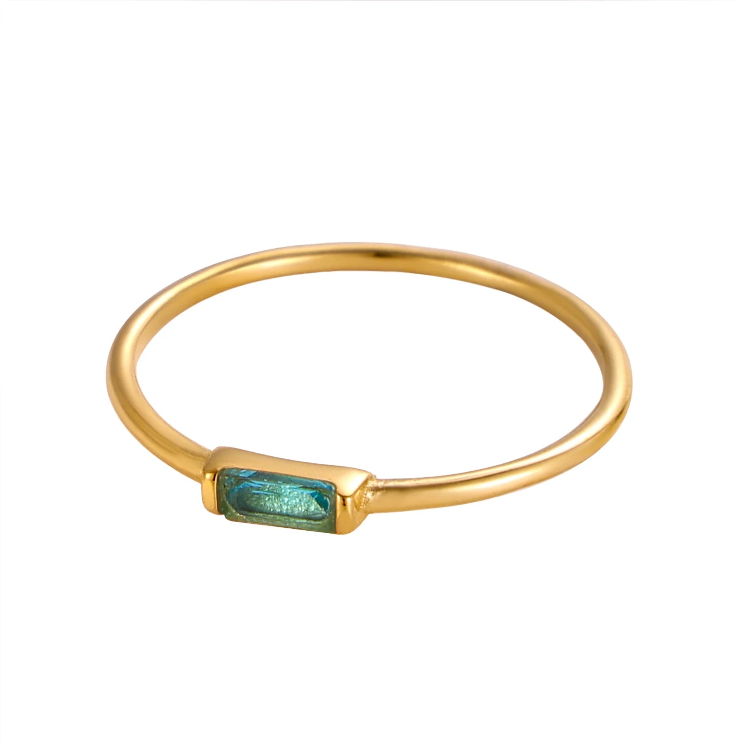 Natalia – Minimalistyczny pierścionek z cyrkonem