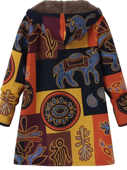 Luna – Pikowana kurtka damska w kwiaty