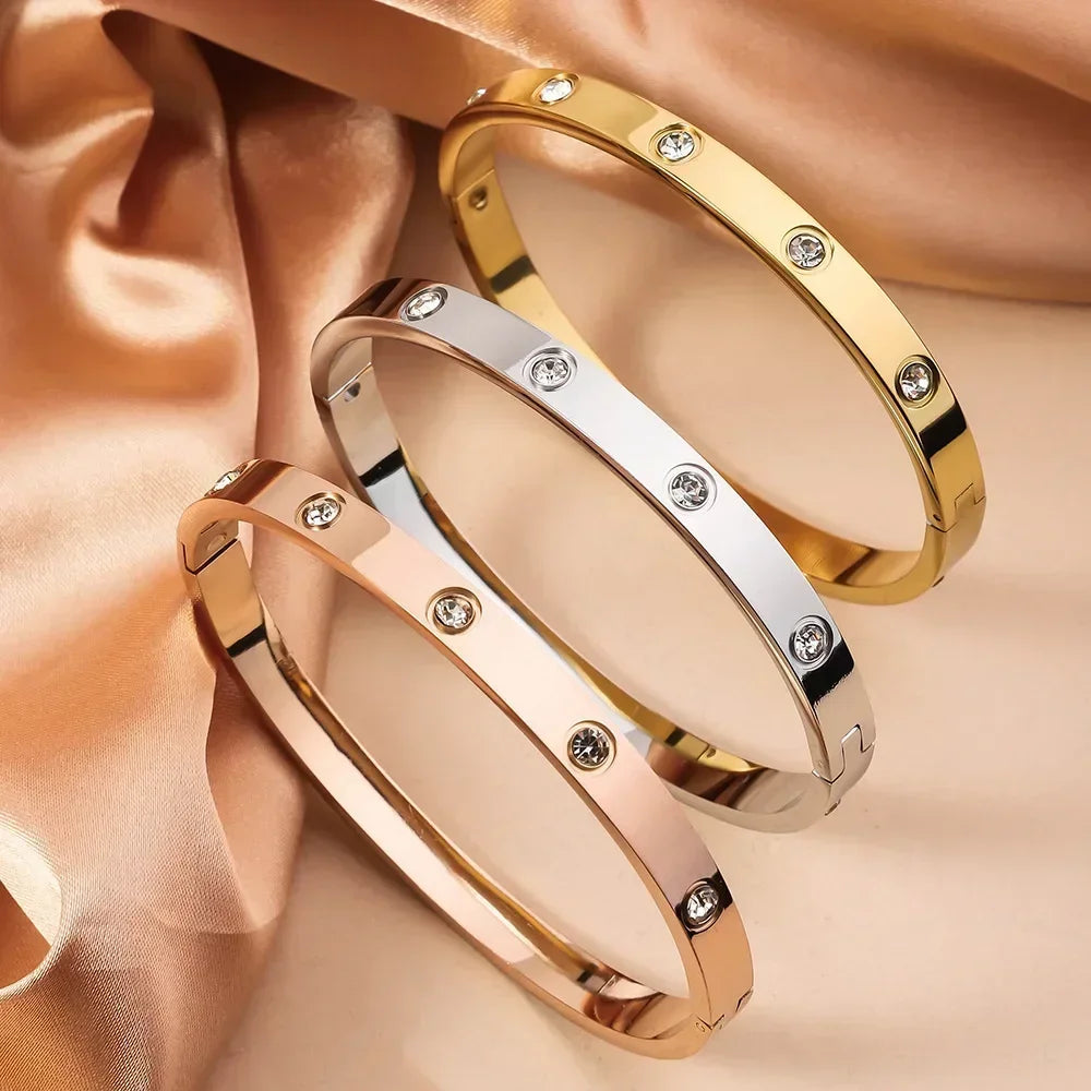 Zofia – Elegancka bransoletka z kryształami
