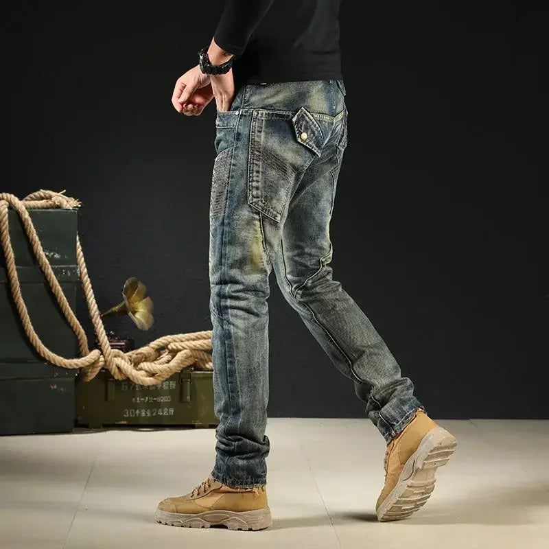 Tomasz – Wygodne jeansy cowboy z denimu