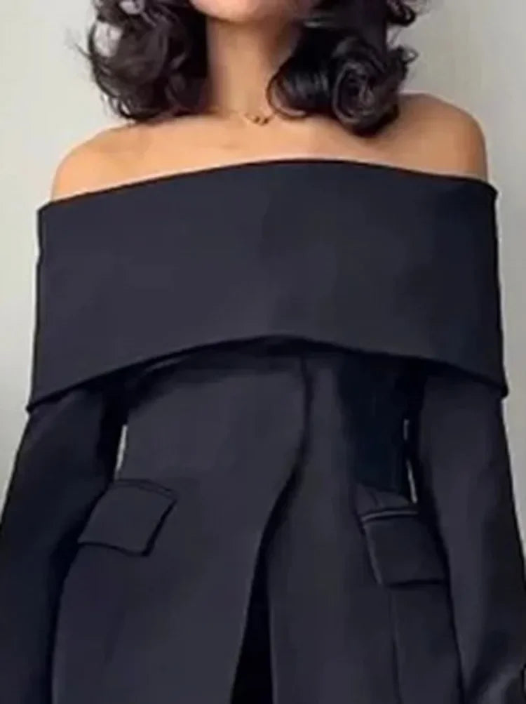 Marynarka z odkrytymi ramionami