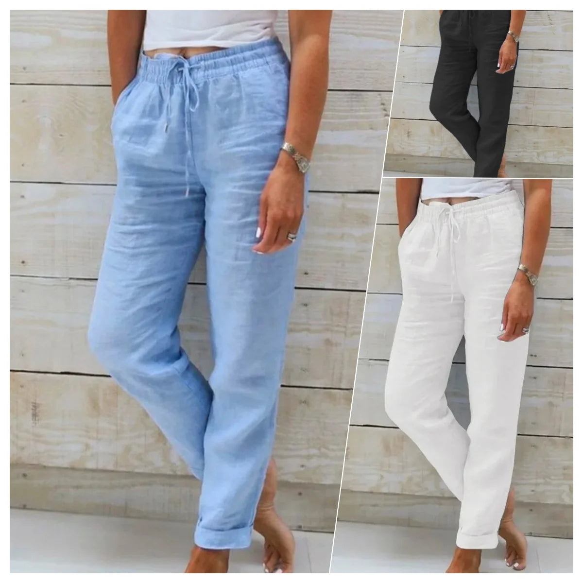 Joanna – Letnie spodnie na luzie