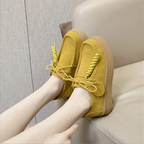 Kasia – Zamszowe loafersy w stylu brytyjskim