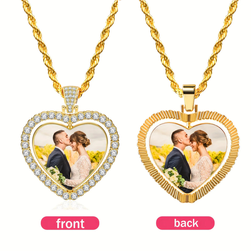 Kasia – Luksusowa naszyjnik z dwoma zdjęciami