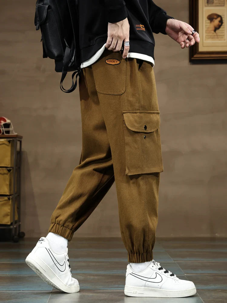 Kamil – Męskie spodnie dresowe cargo