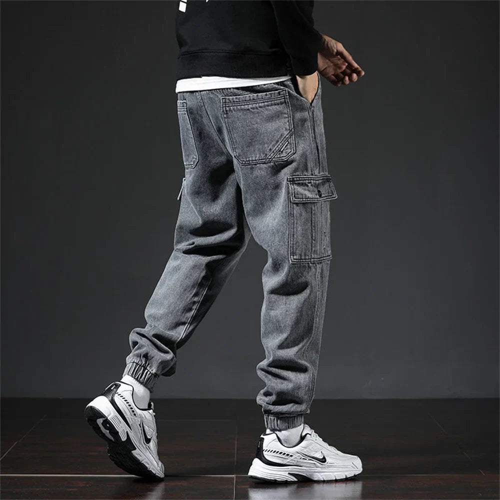 Męskie jeansy cargo