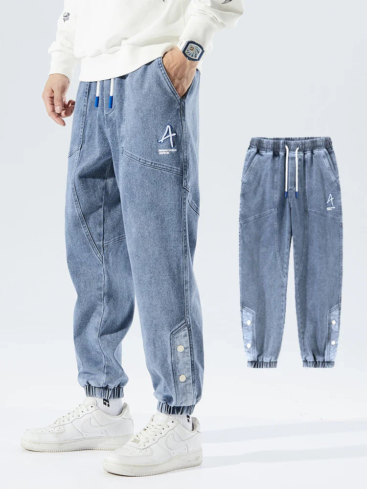 Rafał – Jogger z denimu, stylowy i wygodny