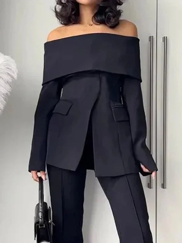 Marynarka z odkrytymi ramionami