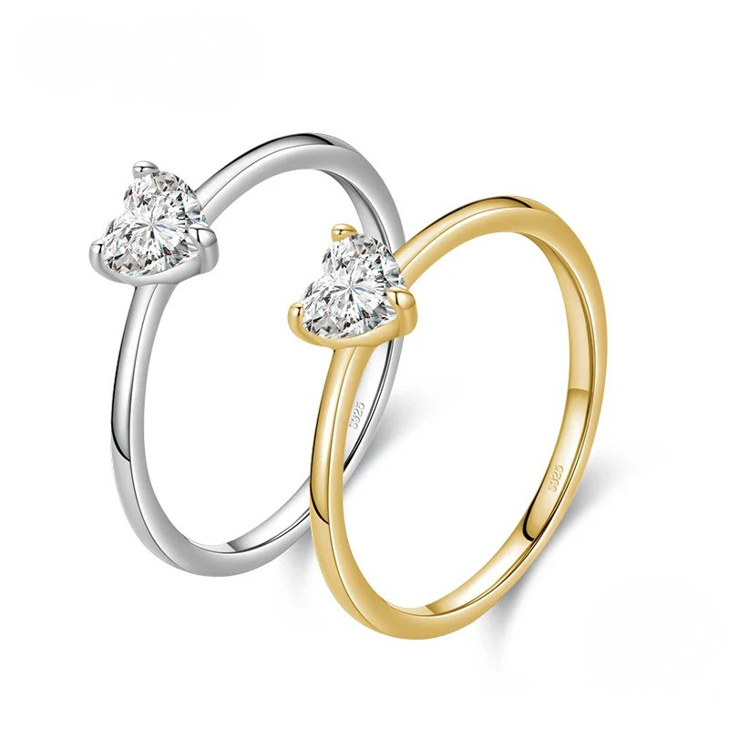 Klaudia – Pierścionek z sercem na wesele