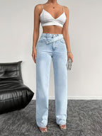 Kasia – Niebieskie jeansy na lato