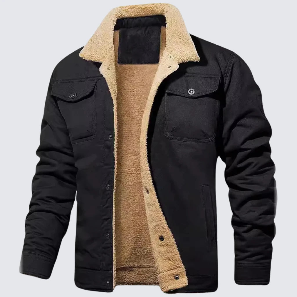 Kacper – Welurowa kurtka na chłodne dni