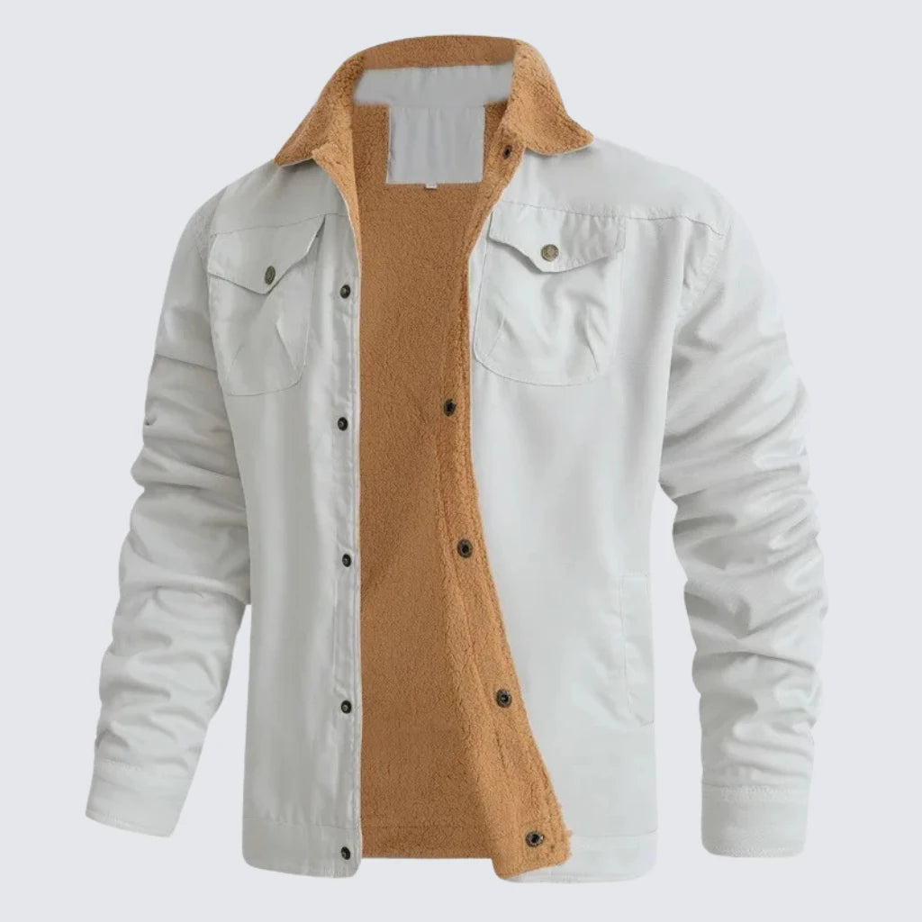 Kacper – Welurowa kurtka na chłodne dni